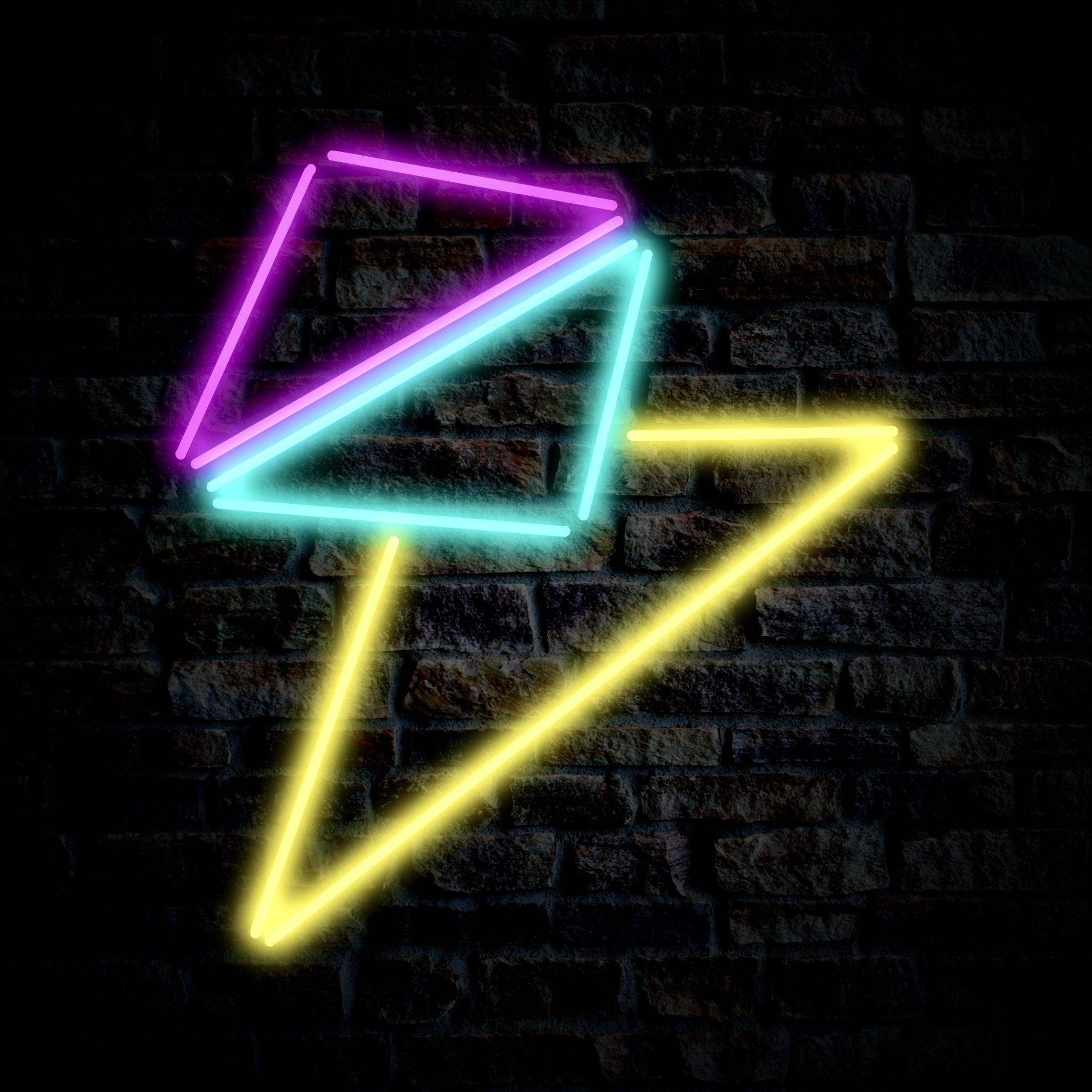 NoreMakes Logo in Neon Style